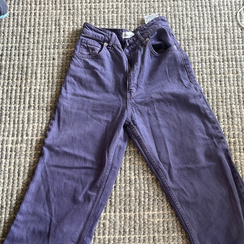 COPY - NWOT Zara purple jeans
